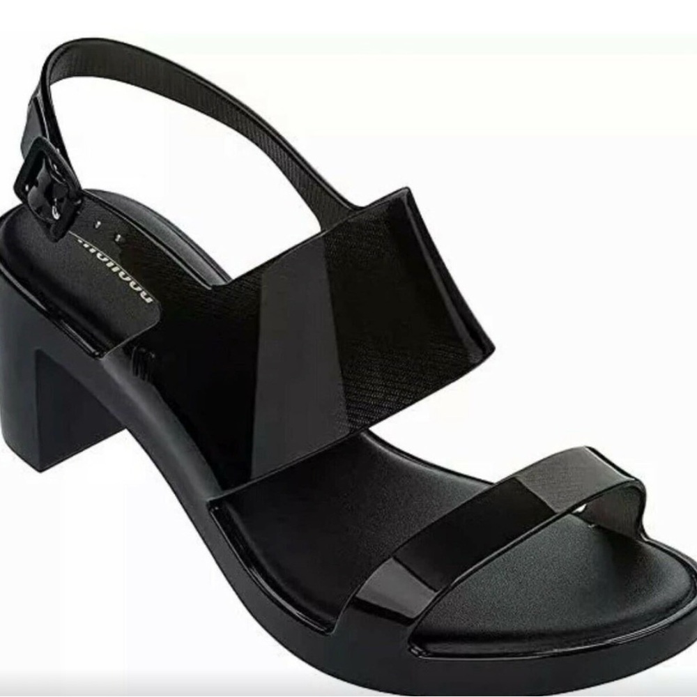 Melissa Black Heeled Sandals